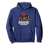 Stranger Things Main Cast & Demogorgon Chibi Group Shot Pullover Hoodie