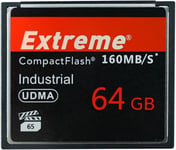 Extreme Carte Mémoire Flash Compacte 64 Go Haute Vitesse Pour Photographe Professionnel, Vidéaste, Amateur