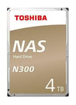 Toshiba N300 Nas - Hard Drive - 4 Tb - Internal - 3.5`` - Sata 6Gb/... NEW