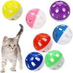 Linghhang - 12 Pièces 3.8CM Chat Cloche Balle Jouet Balle pour Animaux de Compagnie Chaton Balle Cloche pour Chats Chaton, Chat Jingle Balls en