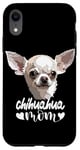 Coque pour iPhone XR Chihuahua Maman Blanche Chiwawa Mère Chihuahua Maman