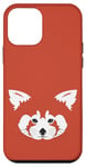 Coque pour iPhone 12 mini Panda rouge