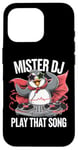 iPhone 16 Pro Funny Penguin DJ Mister DJ Play That Song Youth & Adults Case