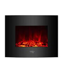 Cecotec Warm 2600 Curved Flames Cheminée électrique décorative Murale 2000 W