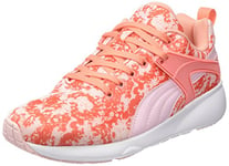 PUMA Femme Aril Blaze Variation Chaussures de Running Compétition, Grenadine Orange Désert Fleur Rose Dogwood, 41 EU