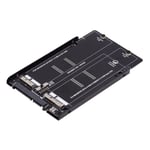 Adaptateur De Boîtier Combo Ssd Mac 12 + 6 Broches Et 17 + 7 Broches Vers Sata 2,5""2 En 1 Pour Mac Air Pro Retina Ssd 2010 2011 2012