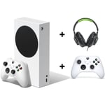 Pack Console  Xbox Series S 512Go + Casque-Micro Gaming JBL Quantum 100 Xbox + Manette Xbox Series sans fil Robot White