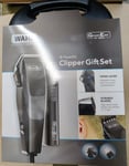 WAHL Groom Ease 18 Piece Kit Gift Set Clipper & Nasal Trimmer BLACK