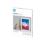 HP Advanced Glossy Photo Paper - fotopapper - blank - 25 ark - 130 x 180 mm