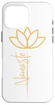 iPhone 16 Pro Max Yoga Lotus Flower Namaste Sleek Case