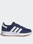 adidas Sportswear Junior Run 70s 2.0 Trainers - Navy/white, Navy/White, Size 5 Older