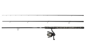 Mitchell Tanager G2 Feeder Combo, Canne à pêche et Moulinet pour la pêche en Eau Douce du brochet et du Sandre, Solide, léger et Polyvalent, Noir, Canne de 3,30m, 3000