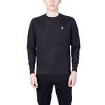 U.S. POLO ASSN. Pull En Coton Noir Pour Homme Authentique