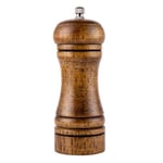 Redwestmelon Wooden Pepper Mill Pepper Grinder,5 Inches Repeatable Filling of The Grinder Manual Mills Solid with Strong Adjustable Ceramic Grinders