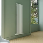 Carisa Plata Radiateur Vertical -Éco-énergétique, Design Moderne, Blanc, 180 x 49 cm