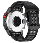 Garmin Enduro 2 / Tactix 7 / Fenix 7 dual color silicone watch s Svart