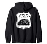 Johnson Hardwood's Landscaping Company Trimming Bushes Zip Hoodie