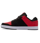 DC Shoes Homme Cure Chaussure de Skate, Noir, Rouge, Noir, 48.5 EU
