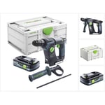 Bhc 18-Basic Marteau perforateur sans fil 18 v 1,8 j sds Plus Brushless + 1x batterie 4,0 Ah + Systainer - sans chargeur - Festool