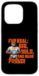 Coque pour iPhone 15 Pro Cadeau amusant Gay Bear Pride – Grand et fier LGBT pour homme