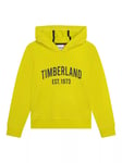 Timberland Kids' Logo Embroidered Hoodie, Yellow/Multi