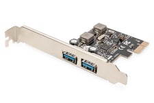 Digitus Carte d’extension PCI Express USB 3.0, 2 ports