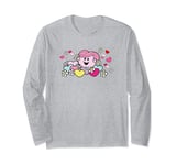 Mr. Men Little Miss Hug Love Hearts and Flowers Valentines Long Sleeve T-Shirt