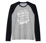 Bermuda Triangle Mysterious Disappearances Unexplained Raglan Baseball Tee