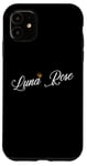 Coque pour iPhone 11 Luna Rose Custom Name for Kids Toddlers Women - Luna Rose