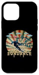 iPhone 12 mini Retro Vintage Sundance Snowboard Sport Ski Case