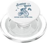 Vélo rétro pour cycliste Sunday Ride Club Racing PopSockets PopGrip pour MagSafe