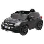 Voiture Électrique Auto Pour Enfants Mercedes Gla AMG Noire Avec Recul