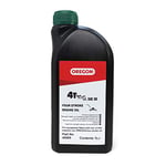 Oregon 4-Stroke Engine Oil, Semi Synthetic Motor Oil for Garden Tools, SAE 30 Universal, Lubricating, Anti Corrosion, Protects & Boosts Performance, 4 T, 1 Litre (40569)