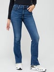 Levi's 725&trade; High Rise Bootcut Jean - Blue Wave Dark, Blue, Size 26, Inside Leg 32, Women