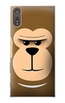 Cute Grumpy Monkey Cartoon Case Cover For Sony Xperia XZ