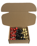 90 NAKED Nespresso compatible Coffee Pods - Red, Gold, Black (3x30)