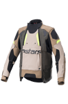 Alpinestars Halo Drystar® MC-Jacka Mörk Khaki-Sand-Gul-Fluo""