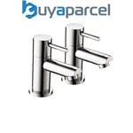 Bristan Blitz Basin Taps Chrome Basin Pillar Taps Pair 1/2" Tap