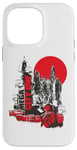 Coque pour iPhone 14 Pro Max Judge Dredd Mega City One Noir et Rouge 2000 AD