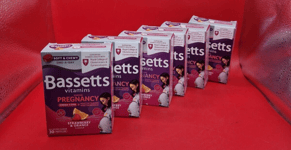 Bassetts Vitamins Pregnancy Strawberry & Orange OUT OF DATE!  BBE12/23 X 6