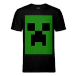 T-Shirt Homme Col Rond Attention Creeper Bac A Sable Jeux Video Pixels