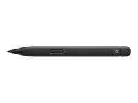 Microsoft Surface Slim Pen 2 - Stylet actif - 2 boutons - Bluetooth 5.0 - noir mat - commercial - pour Microsoft Surface Hub 2S, Laptop Studio, Pro 8, Pro 9, Pro X, Studio 2; Surface Duo 2