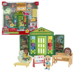 CoComelon School Time Deluxe Playset JJ Bella Mrs Appleberry Figures Accessories