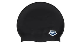 Bonnet de bain arena icons team stripe noir blanc