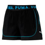 Puma Chase Womens Shorts Training Running Pant Black 578030 61 Cotton - Size Large