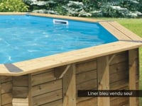 Liner seul Bleu pour piscine bois Océa 8,60 x 4,70 x 1,30 m - Ubbink