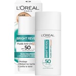 L'Oréal Paris Bright Reveal Fluide Anti-UV SPF 50 Teinte Claire Niacinamide 50ml