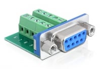 DELOCK – Terminal Block > D-Sub 9 pin female (65268)