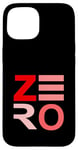 Coque pour iPhone 15 Rouge Zeroed in ! Graphique rouge