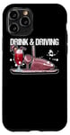 Coque pour iPhone 11 Pro Drink And Driver Balle De Golf Tee Vert Handicap Driver Golf